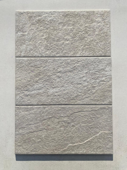 Piastrelle 20x40 Fiordi bianco pietra da esterno R11