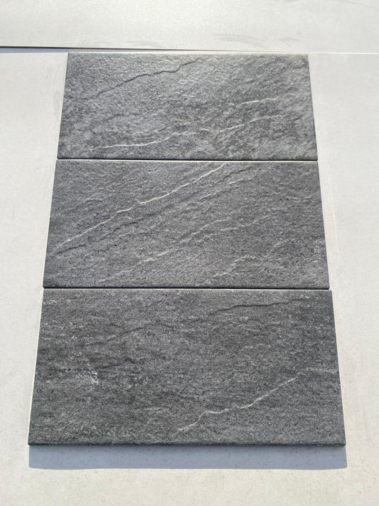 Piastrelle 20x40 Fiordi fumo da esterno R11