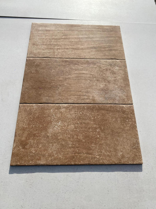 Piastrelle 20x40 Terracotta mattone grip R10 da esterno