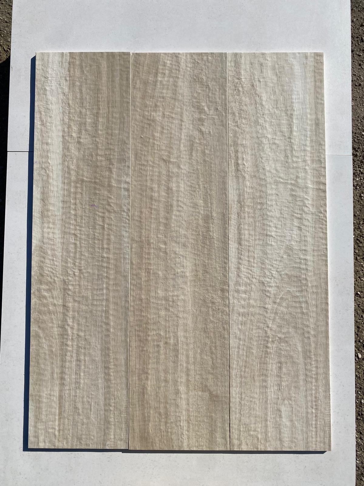 Piastrelle 22.5x90 out faggio rettificato beige da esterno R11