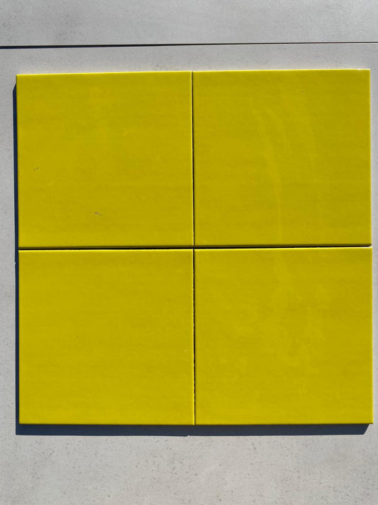 Piastrelle 25x25 klinker sc35 giallo