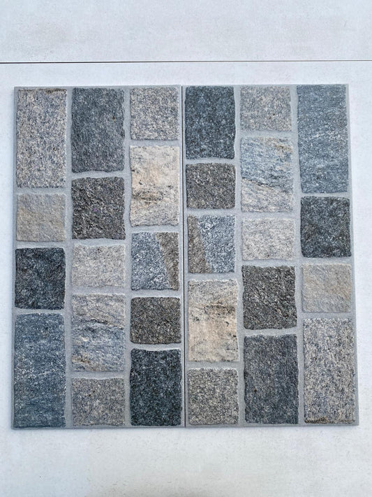 Piastrelle 30x60 Porfido grigio da esterno R11