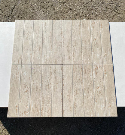 Piastrelle 45x45 Cuba beige legno da esterno