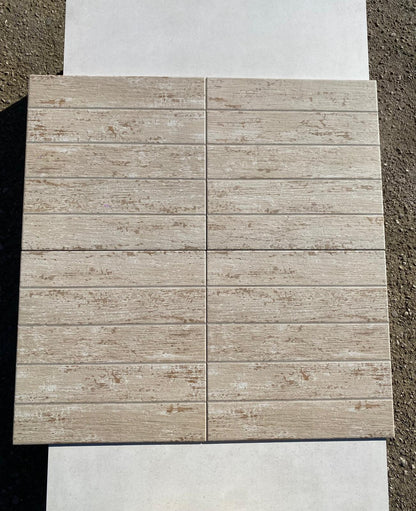 Piastrelle 45x45 Cuba beige legno da esterno