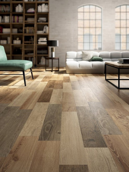 Piastrelle 22.5x90 Restyle honey rettificato matt