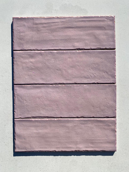 Piastrelle 10x30 Porpora matt Petite maison