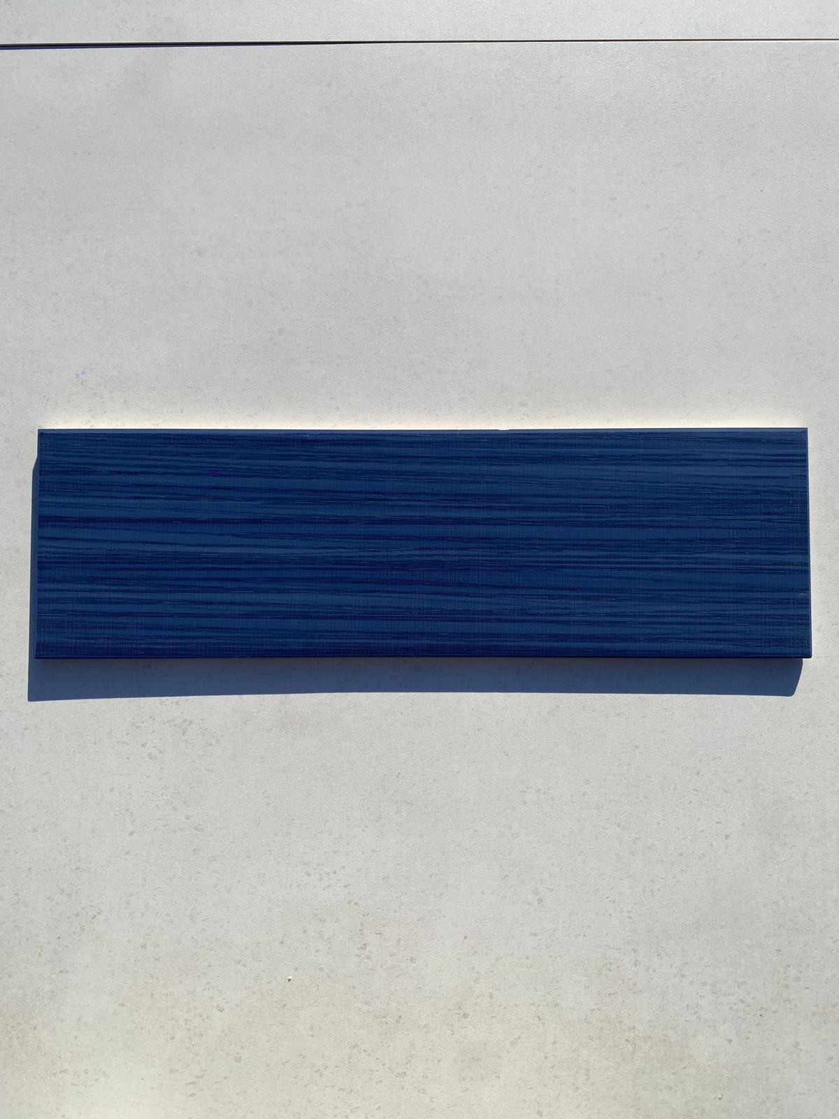Piastrelle 15x60 Blu moro rettificato