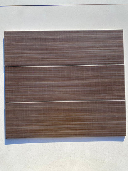 Piastrelle 15x60 Testa moro rettificato