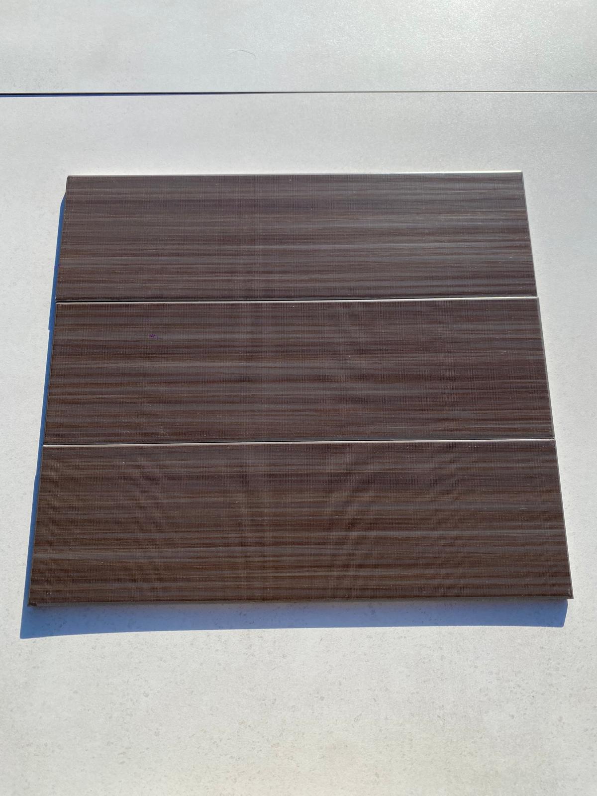 Piastrelle 15x60 Testa moro rettificato