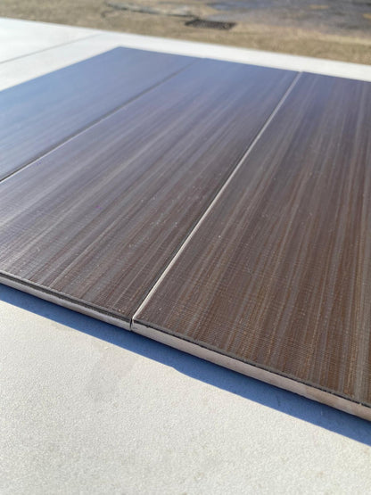 Piastrelle 15x60 Testa moro rettificato