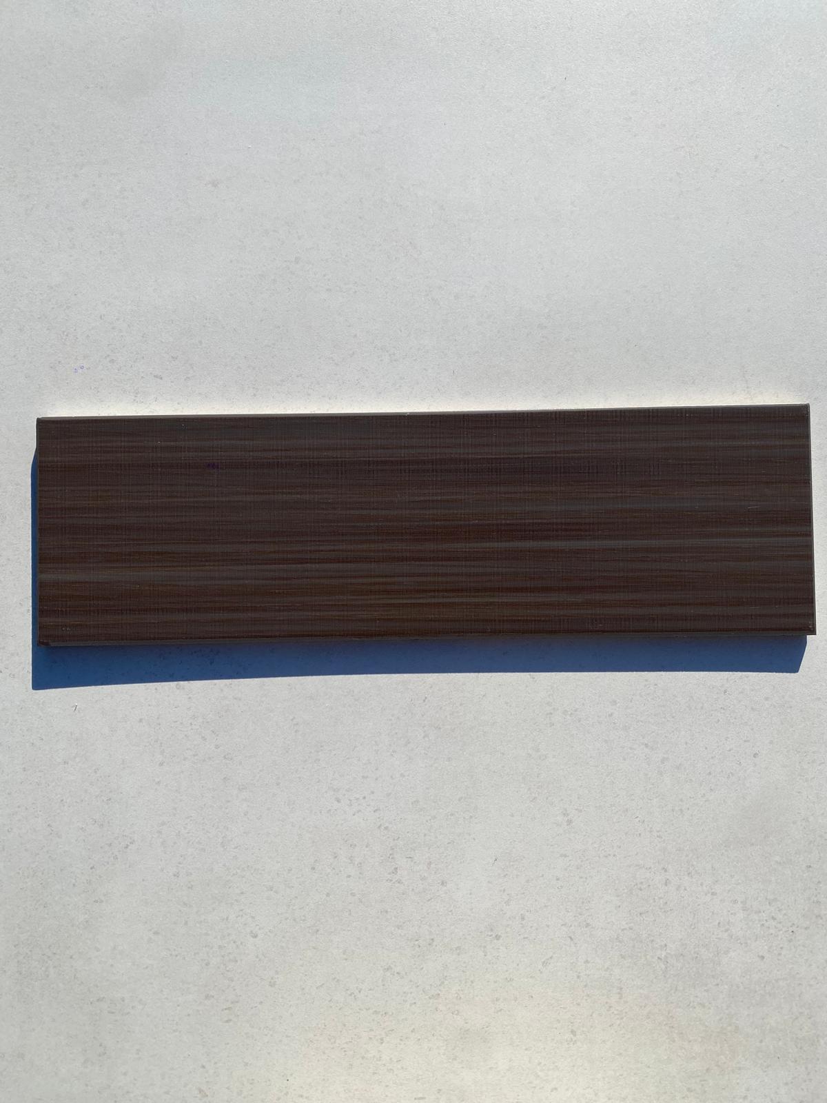 Piastrelle 15x60 Testa moro rettificato