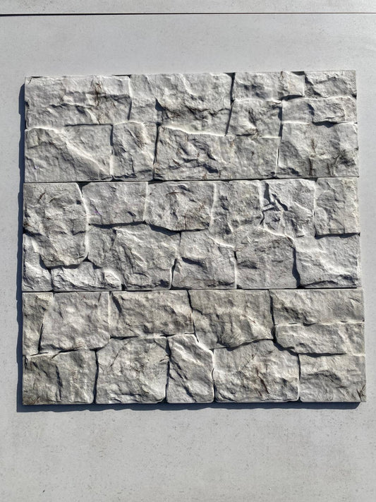 Piastrelle 17x52 kerala white pietra rivestimento da esterno