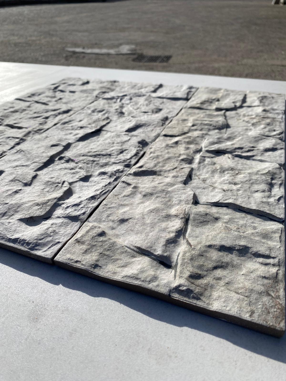 Piastrelle 17x52 kerala white pietra rivestimento da esterno