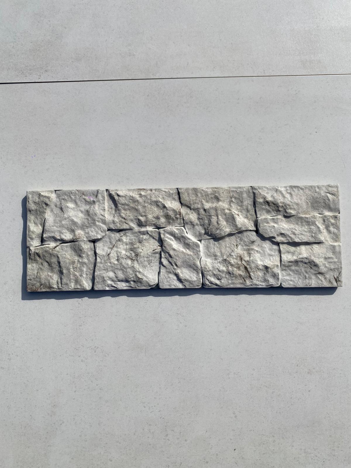 Piastrelle 17x52 kerala white pietra rivestimento da esterno