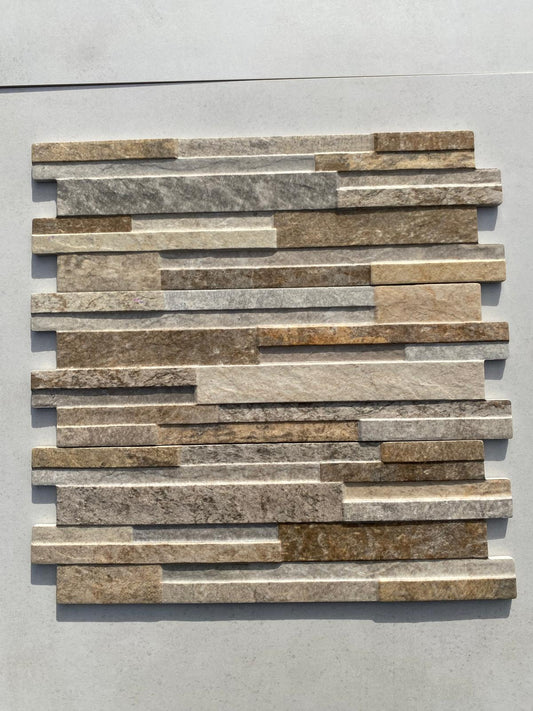 Piastrelle 17x52 Yukon beige rivestimento da esterno