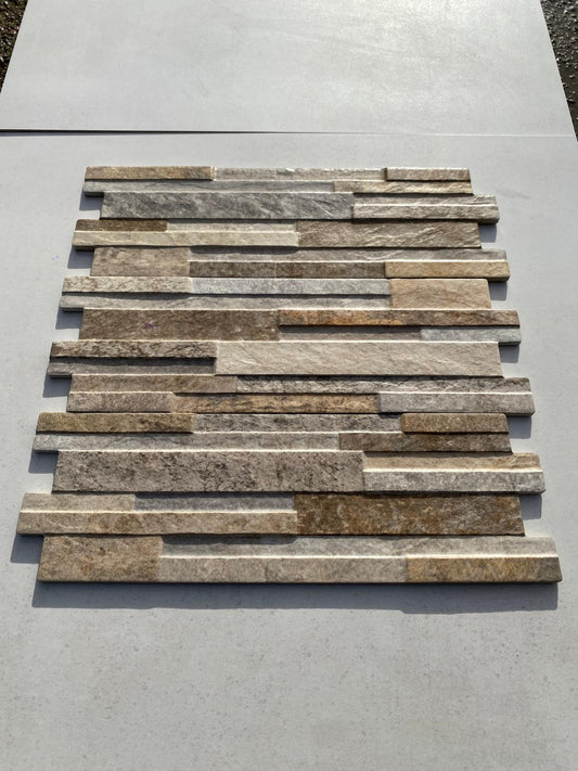 Piastrelle 17x52 Yukon beige rivestimento da esterno