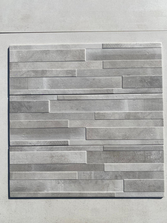 Piastrelle 20x60 Atelier bianco muretto Rivestimento da esterno