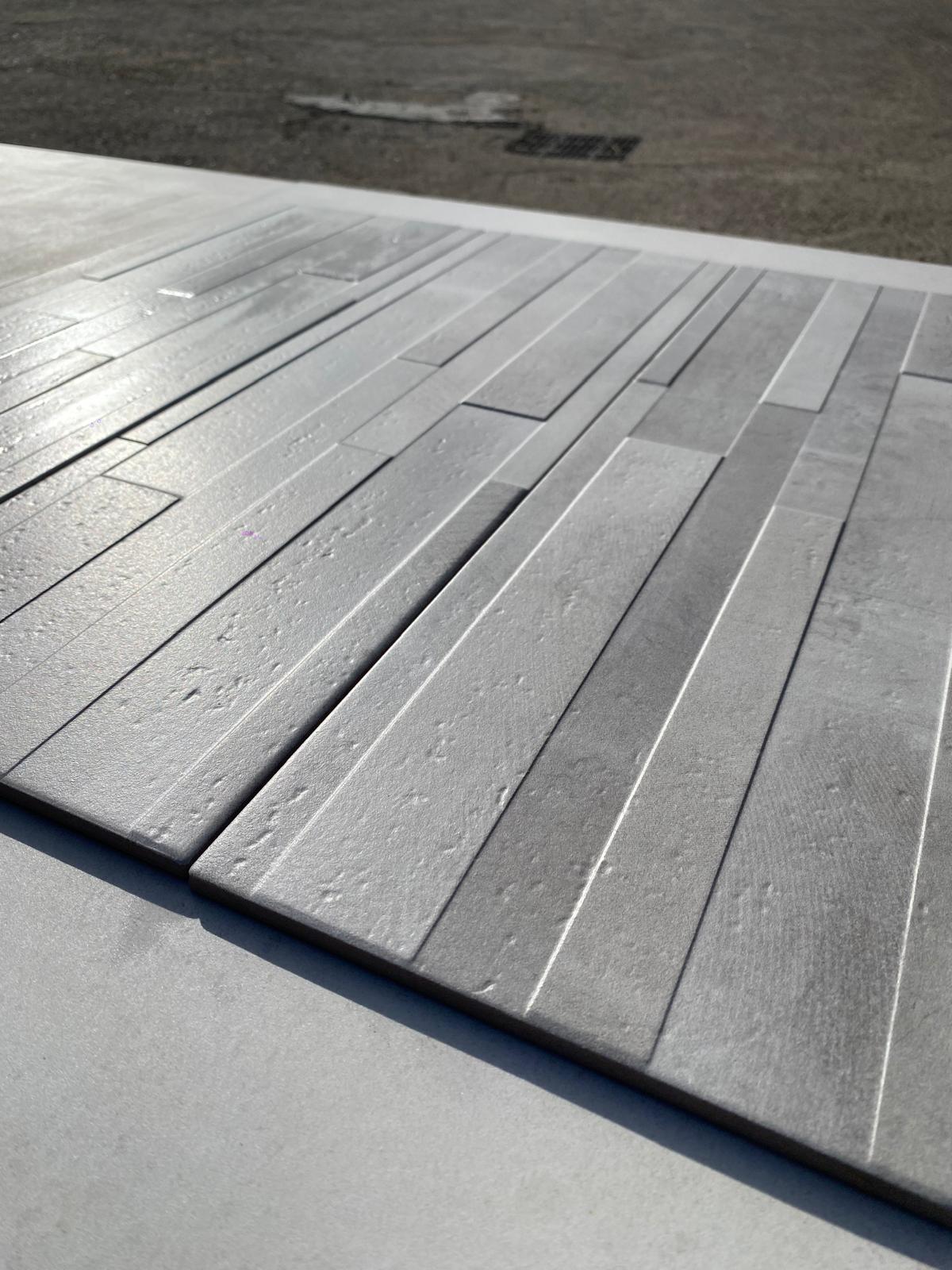 Piastrelle 20x60 Atelier bianco muretto Rivestimento da esterno