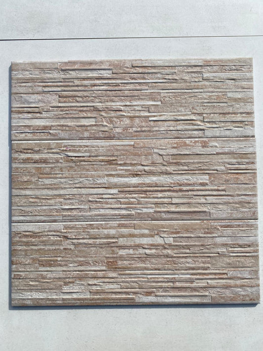 Piastrelle 20x60 Muretto beige da esterno rivestimento