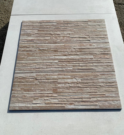 Piastrelle 20x60 Muretto beige da esterno rivestimento