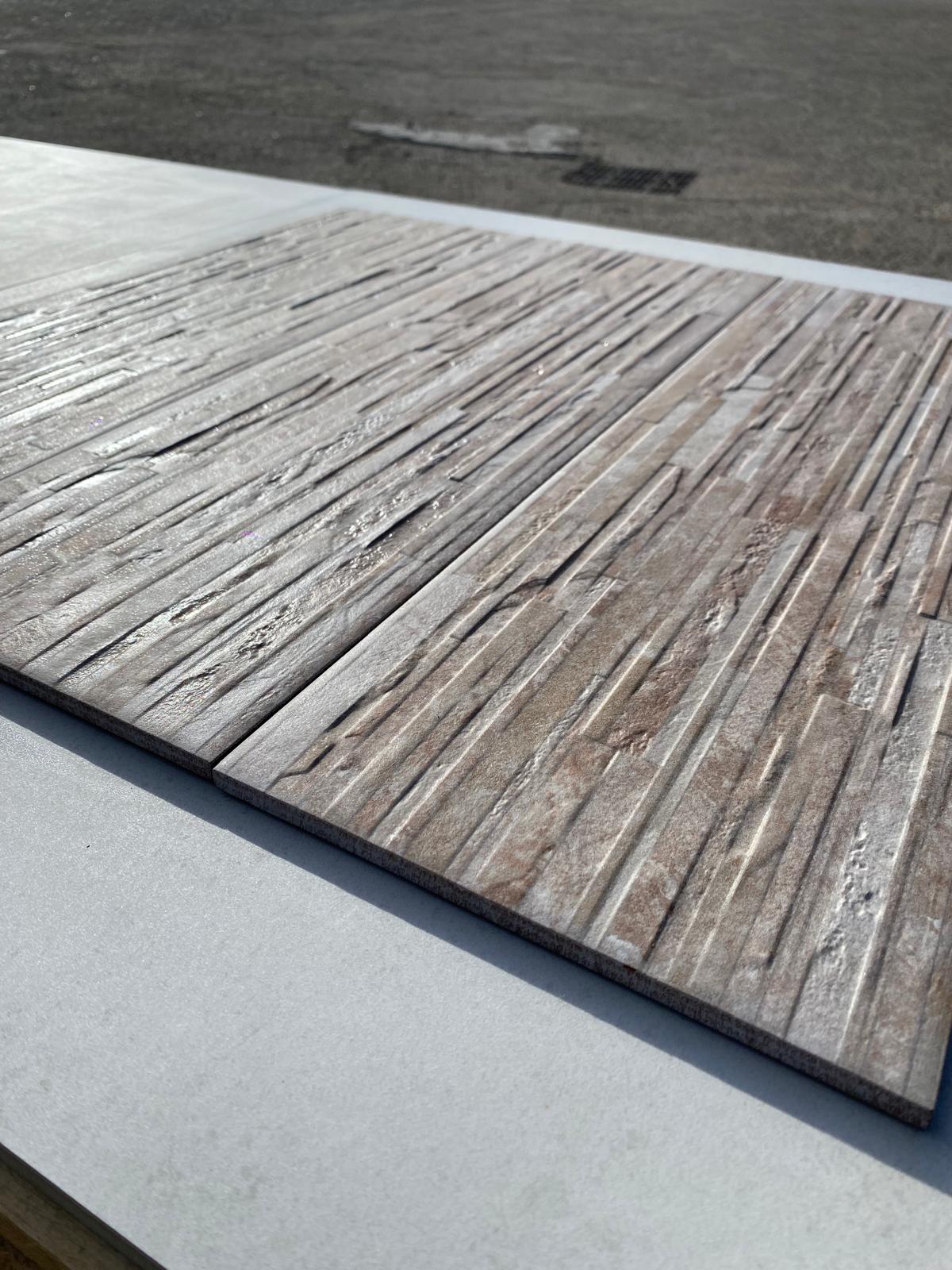 Piastrelle 20x60 Muretto beige da esterno rivestimento