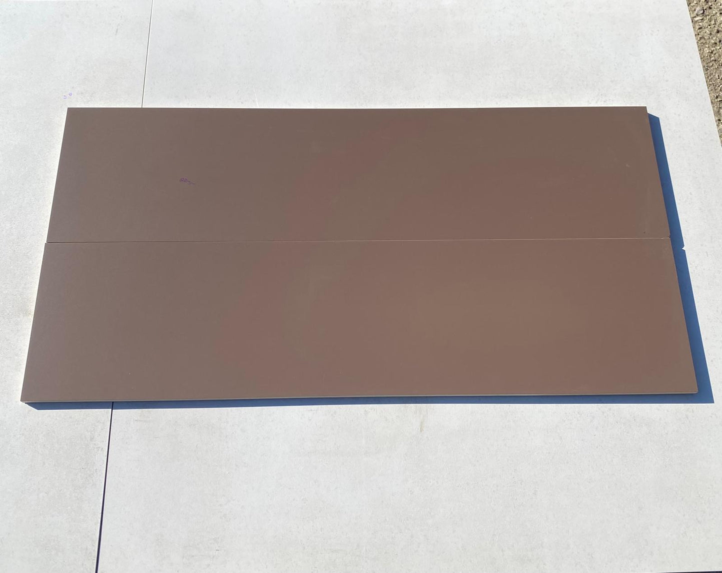 Piastrelle 20x80 Espresso rettificato matt
