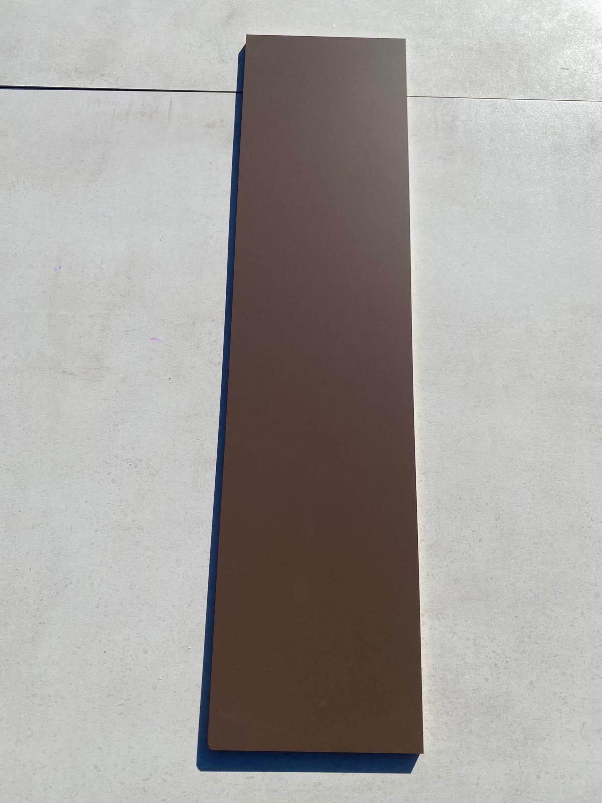 Piastrelle 20x80 Espresso rettificato matt