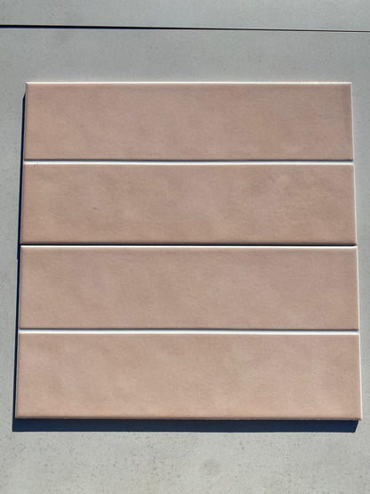 Piastrelle 22.5x45.5 Tif rosa lucido