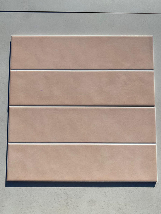 Piastrelle 22.5x45.5 Tif rosa lucido