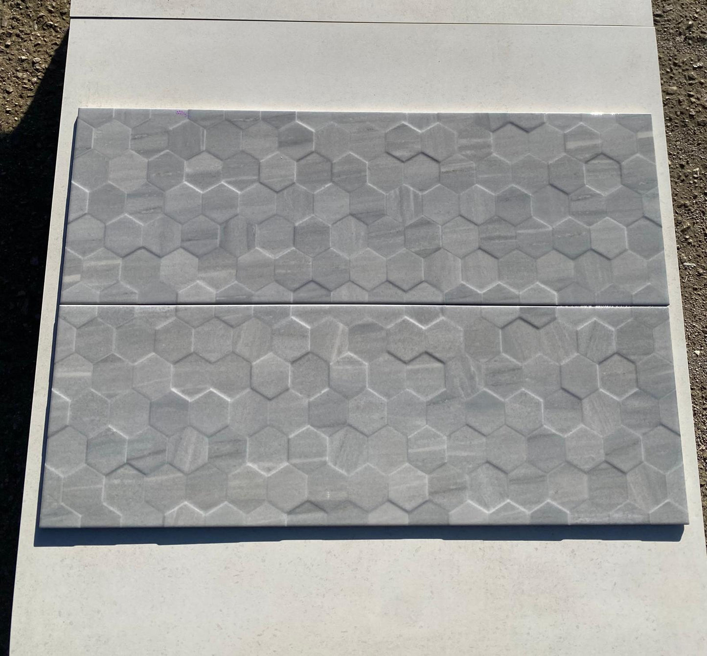Piastrelle 25x75 Nido d'ape Forme lucido in rilievo