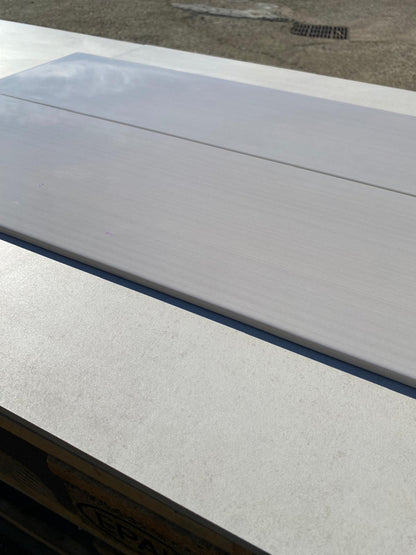 Piastrelle 25x75 Linear grigio lucido