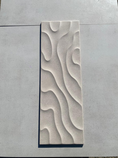 Piastrelle 25x75 Murillo dunas marfil opaco in rilievo