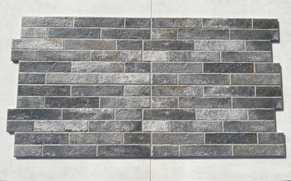 Piastrelle 30.5x56.5 London mattoncini grigio riverimento da esterno