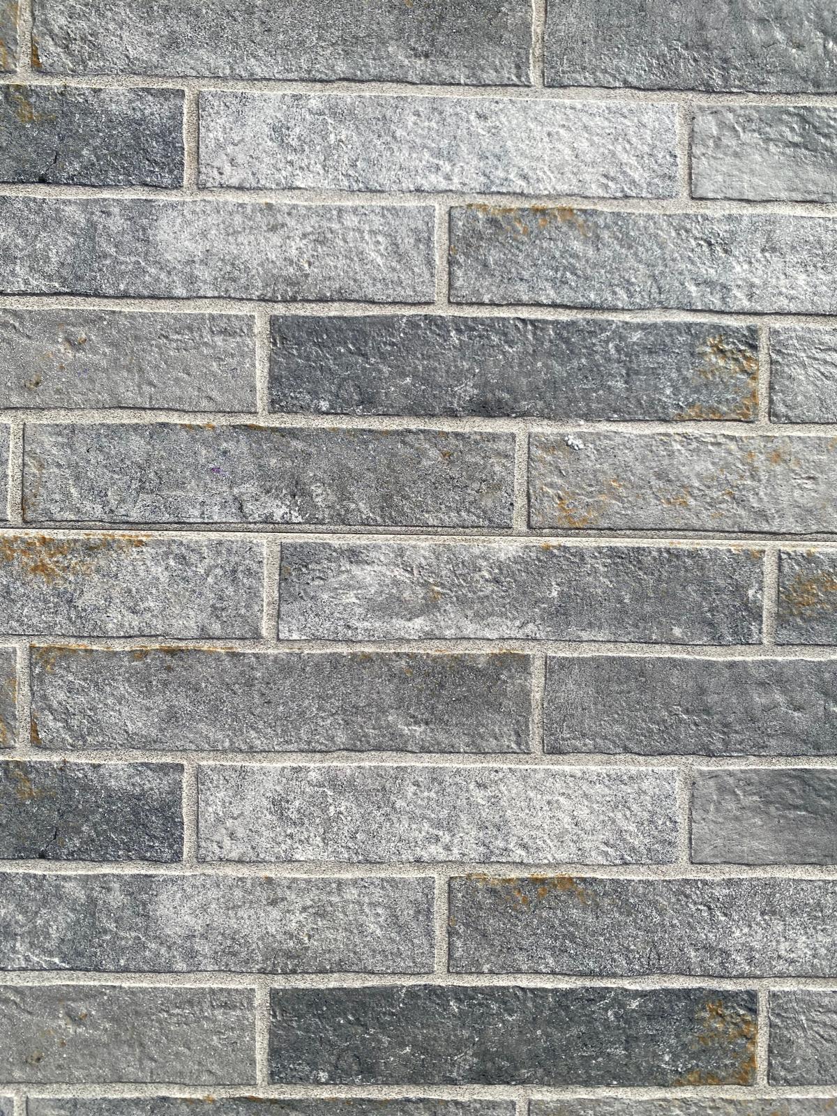 Piastrelle 30.5x56.5 London mattoncini grigio riverimento da esterno