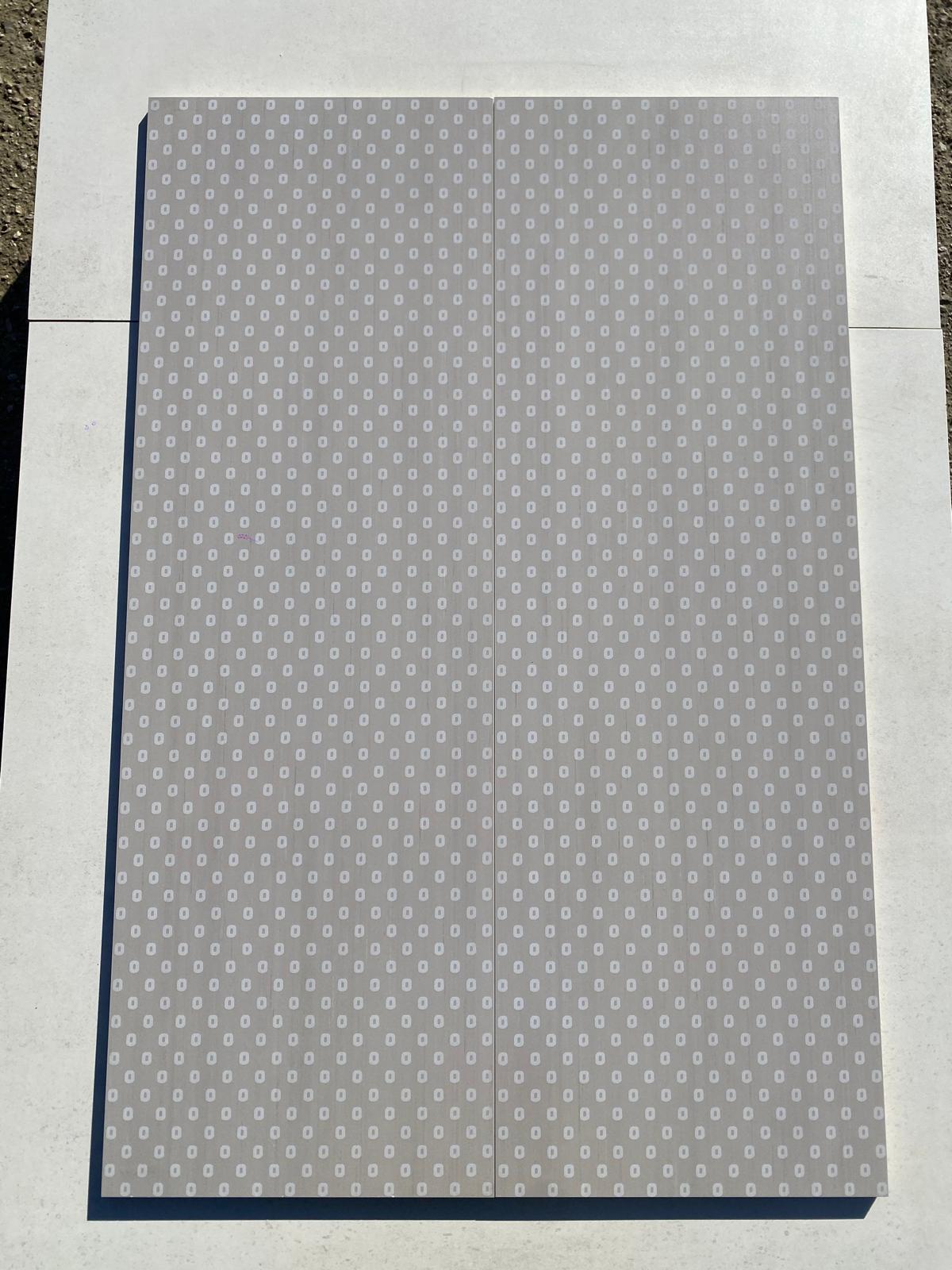 Piastrelle 30.5x91.5 D. Mono fud grigio decorato rettificato matt