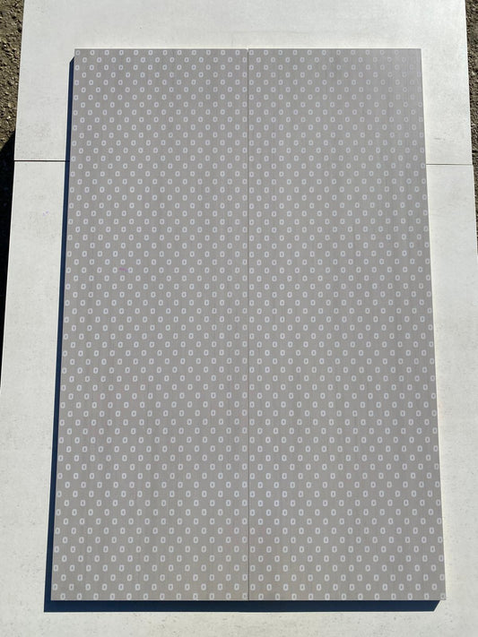 Piastrelle 30.5x91.5 D. Mono fud grigio decorato rettificato matt
