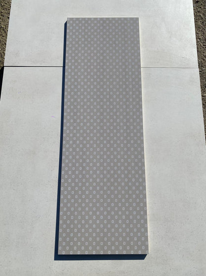 Piastrelle 30.5x91.5 D. Mono fud grigio decorato rettificato matt