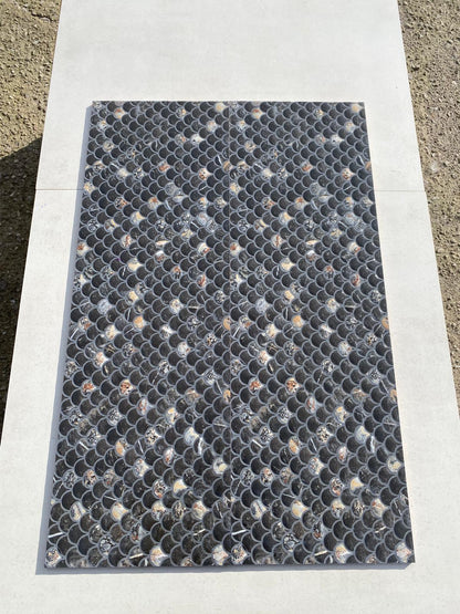 Piastrelle 30x90 Mos Lucia nero squame glossy rettificato