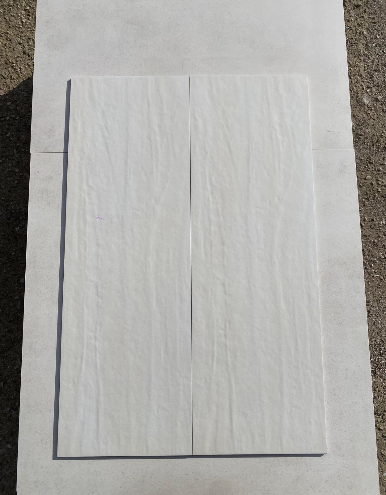 Piastrelle 30x90 Palette blanc matt