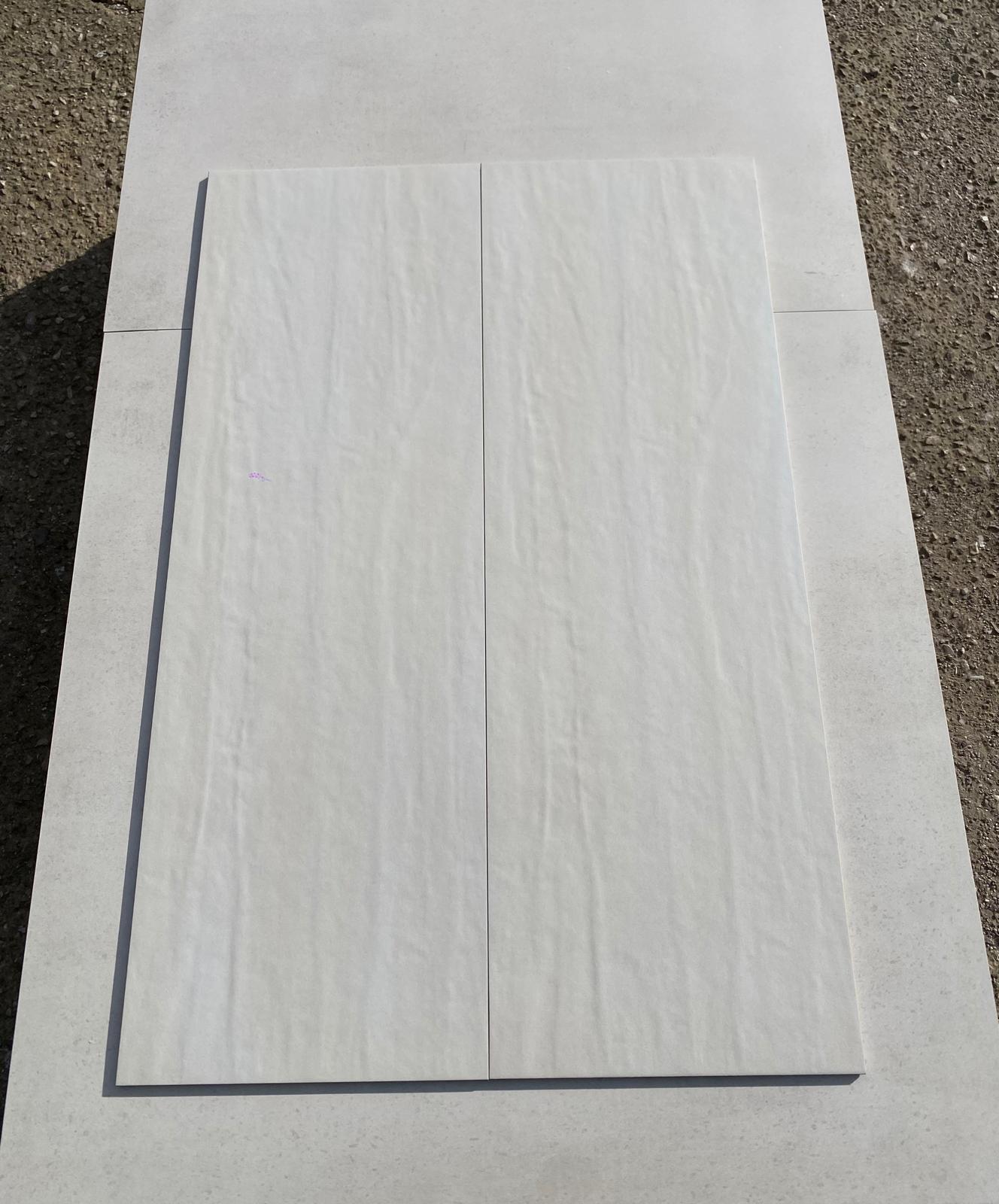 Piastrelle 30x90 Palette blanc matt