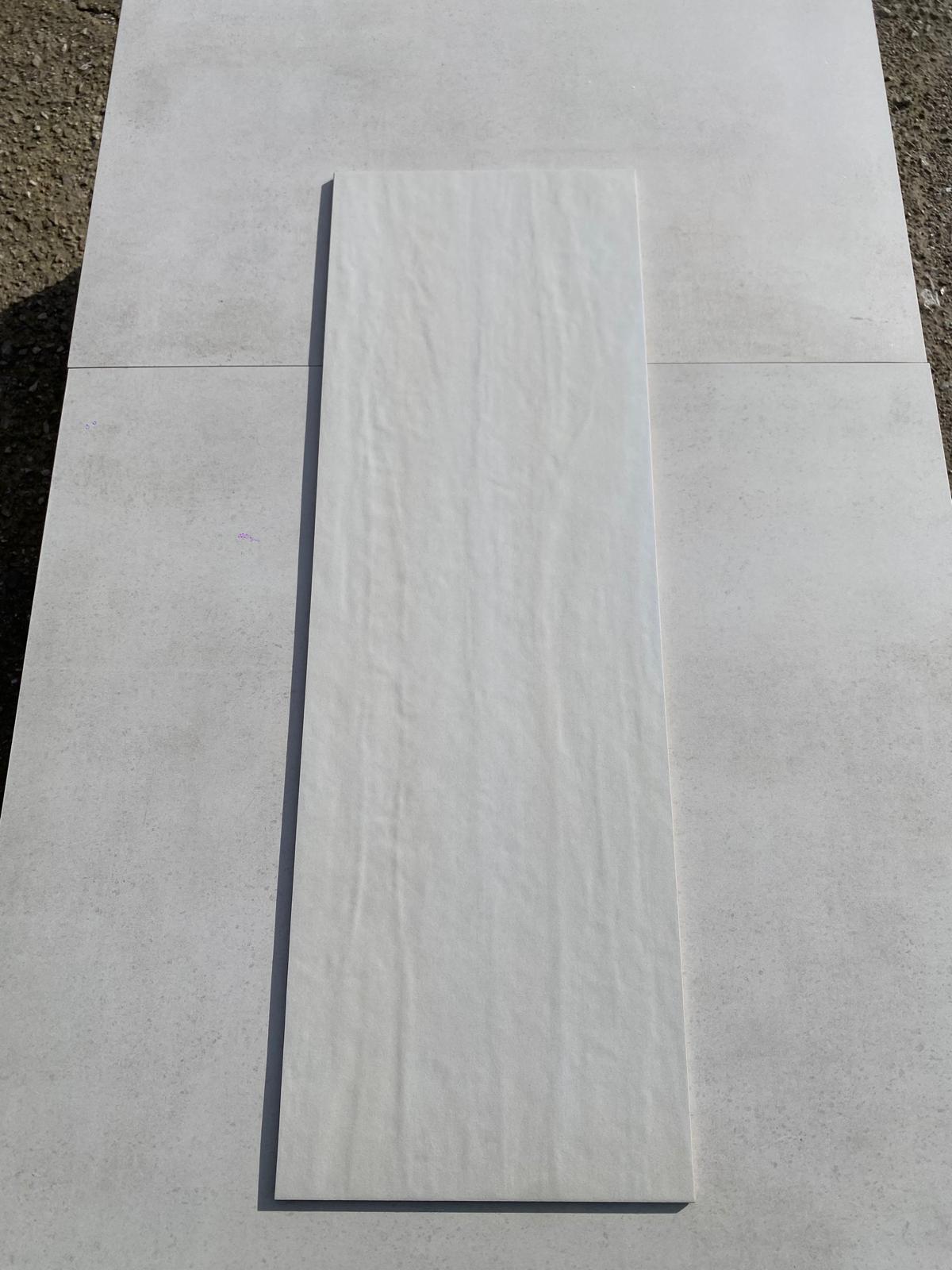 Piastrelle 30x90 Palette blanc matt
