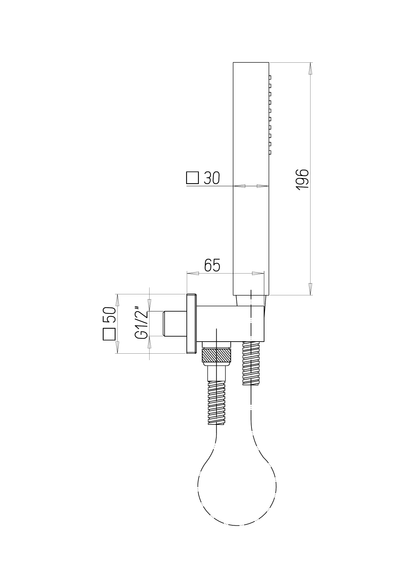 Kit duplex quadro con doccetta Jacuzzi