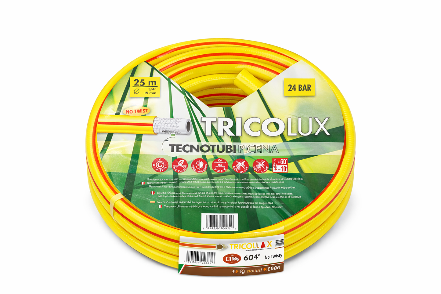 Tubo da irrigazione magliato  a 3 strati 3/4'' 25 mt